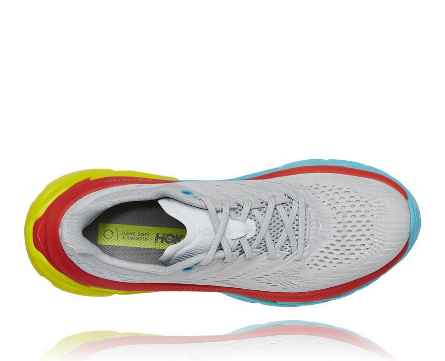 Running Shoes Mens - Hoka One One Clifton Edge - Grey - FVRWGAZ-04